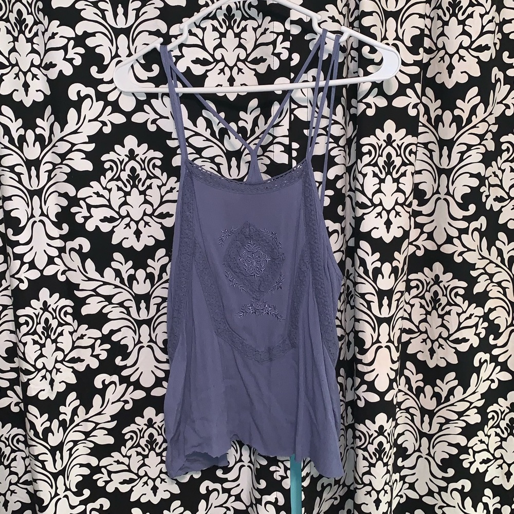 Blue tank top